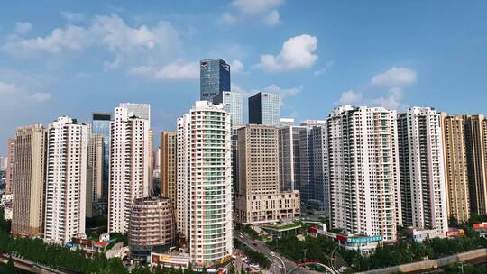 青岛航拍青岛城市全景