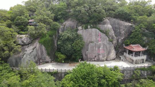 航拍泉州清源山5A景区