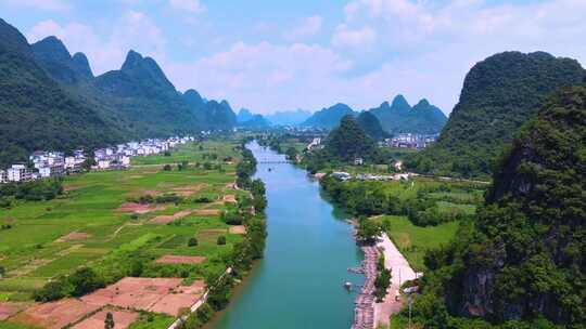 中国山水自然风景祖国风光视频素材模板下载