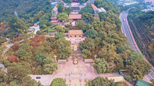 广东顺德顺峰山公园宝林寺和观音堂