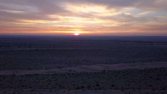 沙沙漠，日落。景观，印度
