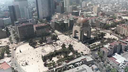 墨西哥城，广场，城市，大都会