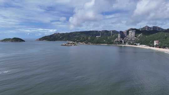 海上岛屿海岛大海蓝色海洋风景航拍