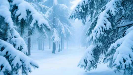 雪松松树松针松枝松林
