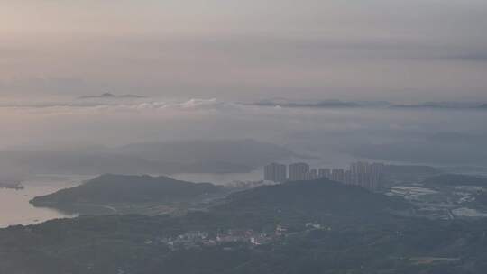 清晨的小城（未调色素材）