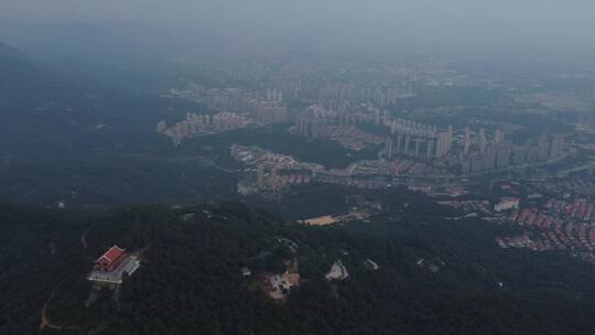 航拍福建东圳水库