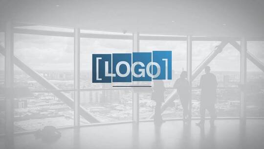 干净商业风企业LOGO开场AE模板
