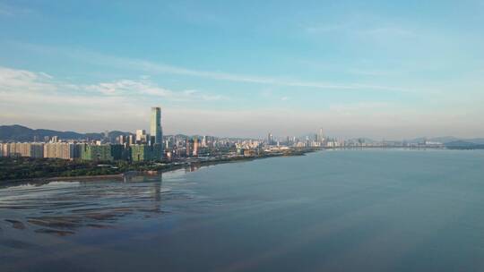 深圳湾大海