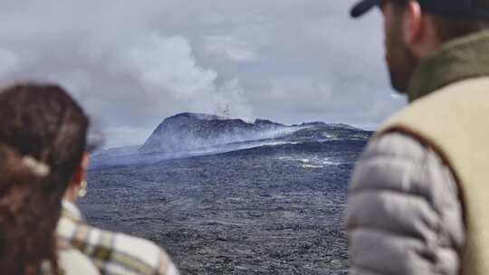 火山，喷发，熔岩，冰岛