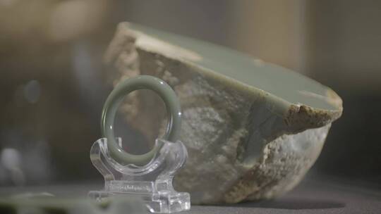 玉文化博物馆玉石文化展示LOG视频素材模板下载
