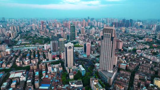 佛山禅城区地标建筑移动延时