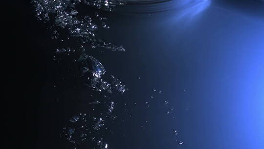 水气泡上升海底泡泡冒泡水底气泡泡泡合成视频素材模板下载