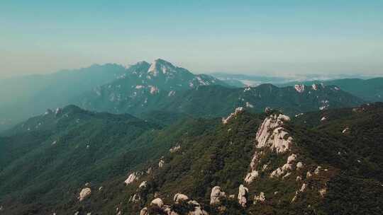 航拍国内大山山景