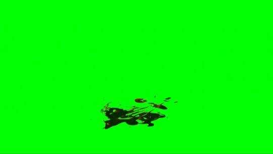 绿幕-粒子-血迹