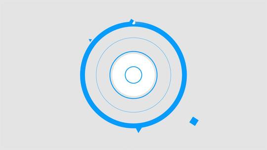 logo标志文字标题极简干净图形动画元素展示