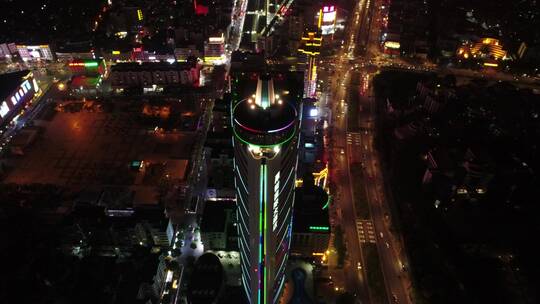 东莞厚街国际大酒店夜景 （11）视频素材模板下载