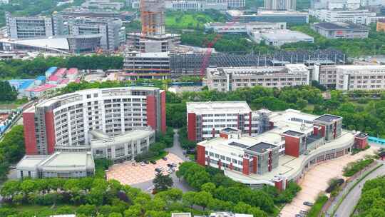 上海闵行区上海交通大学闵行校区校园风景风视频素材模板下载