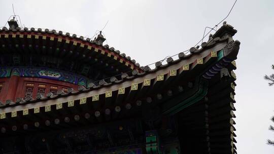 中国中式古建筑雕花门窗