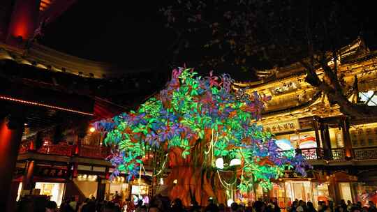 豫园 豫园灯会 上海城隍庙 夜景 灯光  蛇年