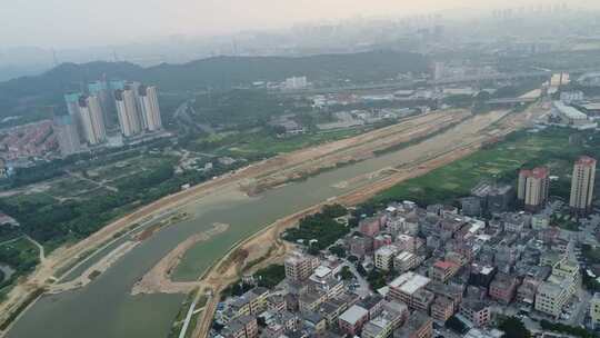 广东东莞：石马河沿岸风光