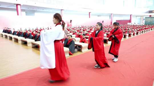 宁阳实验学校师生曲阜孔子拜师礼研学