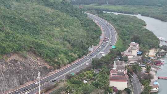 海南环岛公路航拍