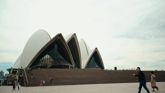 澳大利亚 歌剧院 悉尼大桥 澳洲  亚歌剧院视频素材模板下载