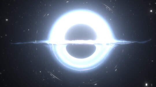 高速运动的宇宙黑洞发光体