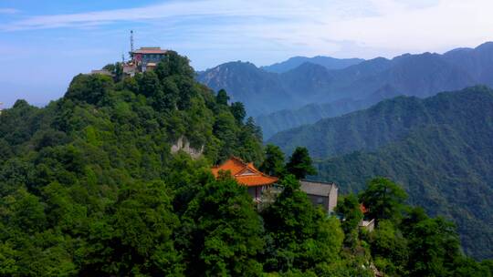 西安南五台山风景区秦岭山脉