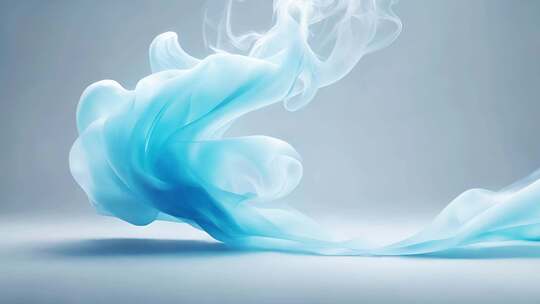 蓝色烟雾动态特效