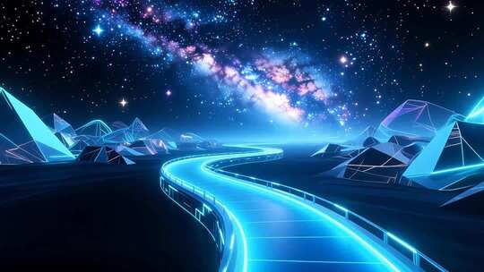 璀璨星河下的云端合集4K