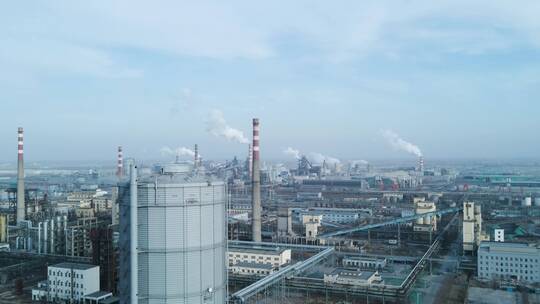 环境污染-企业厂房 -厂房航拍