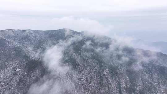 山间雾凇 雪