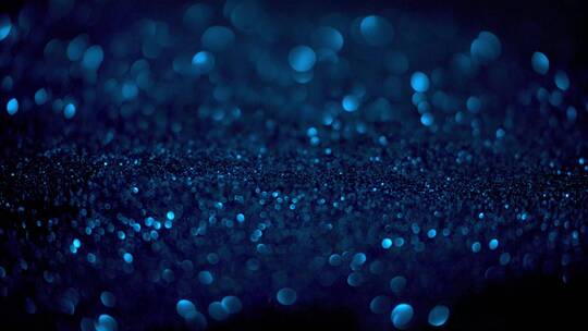 蓝色粒子颗粒光斑闪烁 (6)