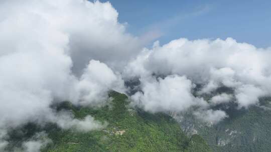 天峨龙滩大峡谷国家森林公园航拍视频素材模板下载