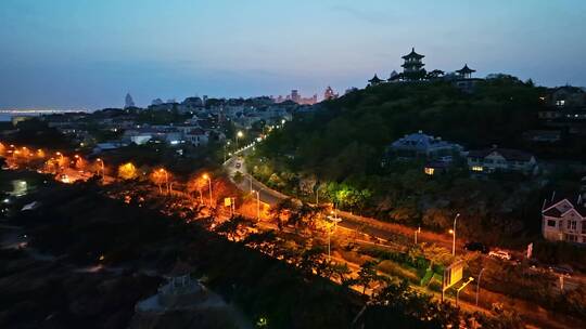 青岛老城区夜景