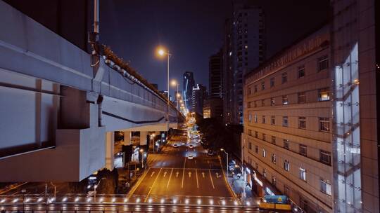 延安高架路夜景