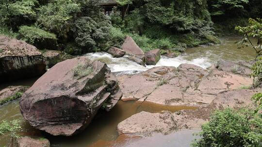 赤水大瀑布 贵州丹霞瀑布 瀑布视频素材模板下载