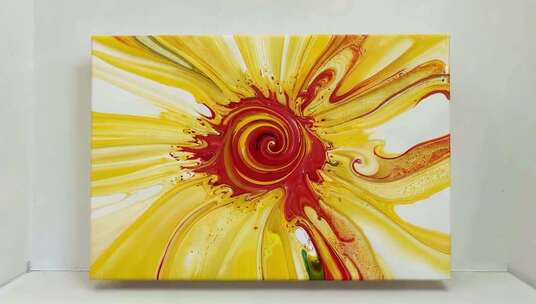 抽象艺术液体纹理画作