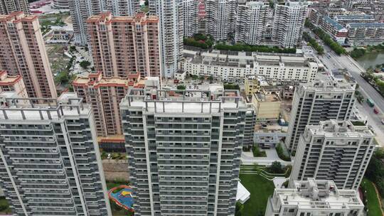 航拍城市风景