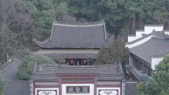 武汉洪山区卓刀泉寺航拍