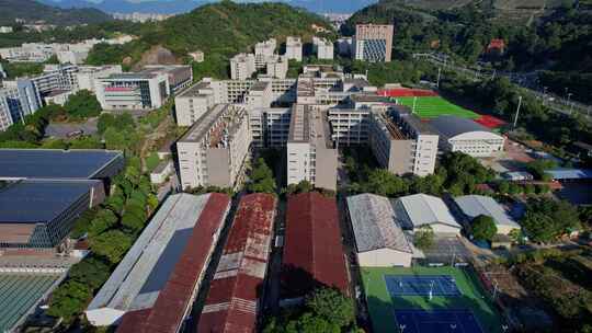 航拍福建农林大学金山学院