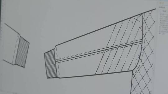 服装加工厂设计和制作车间LOG视频素材模板下载