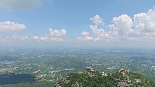 武汉黄陂木兰山山顶一圈风光（单镜头）