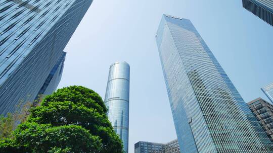 广西南宁五象新区东盟总部基地街景