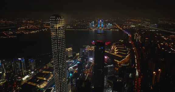 苏州城市地标夜景