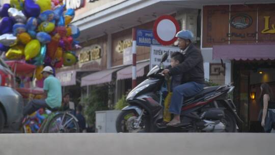 越南城市十字路口