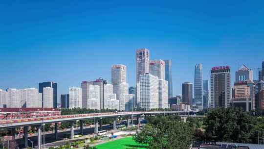 北京 高楼 中国尊 都市 CBD视频素材模板下载