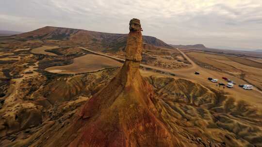 Bardenas Reales，沙漠，无