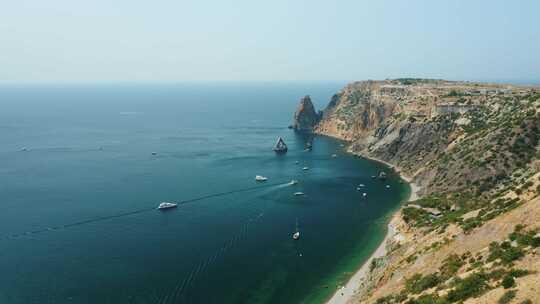 船，海岸，海洋，海岸